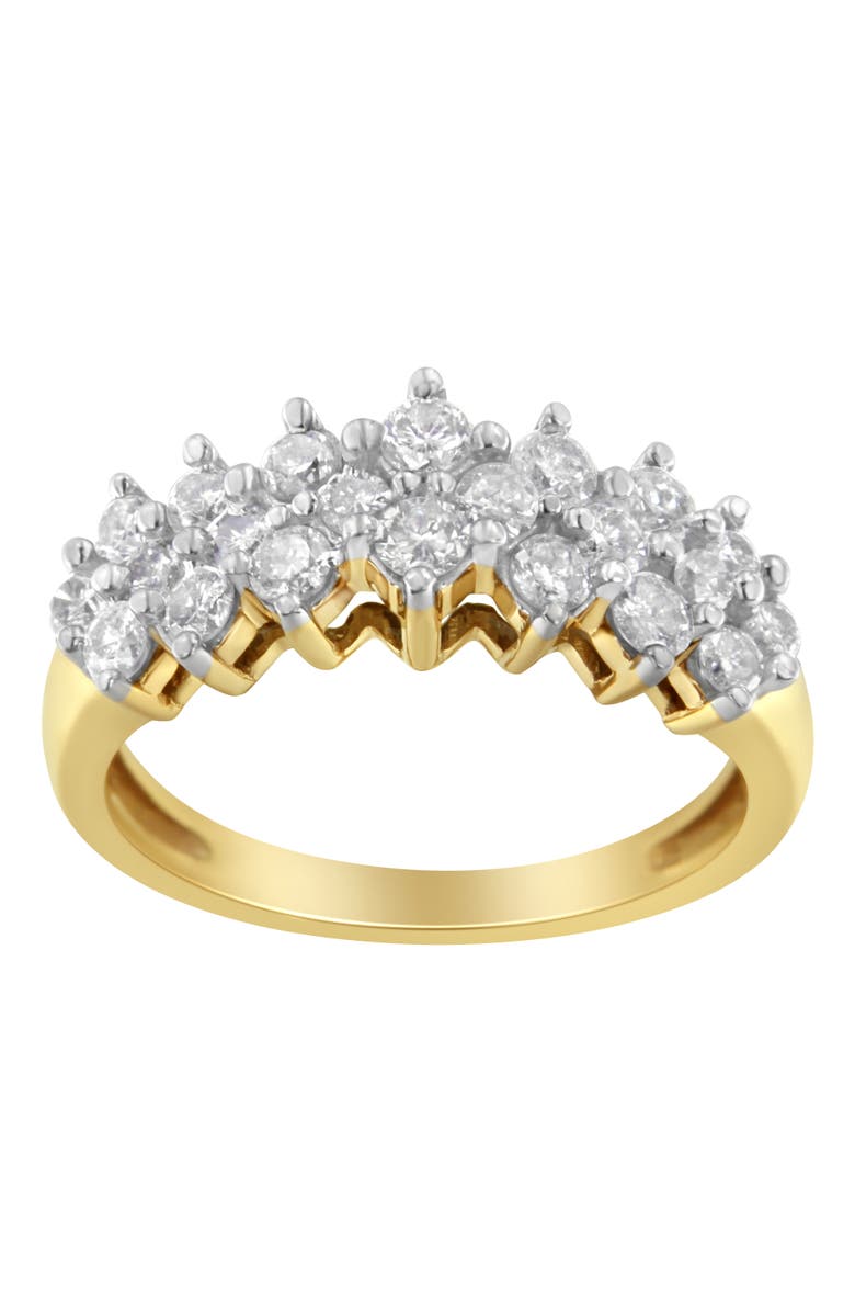 Haus of Brilliance 10K Yellow Gold 1.0 Cttw Round Diamond Ring, Alternate, color, Yellow