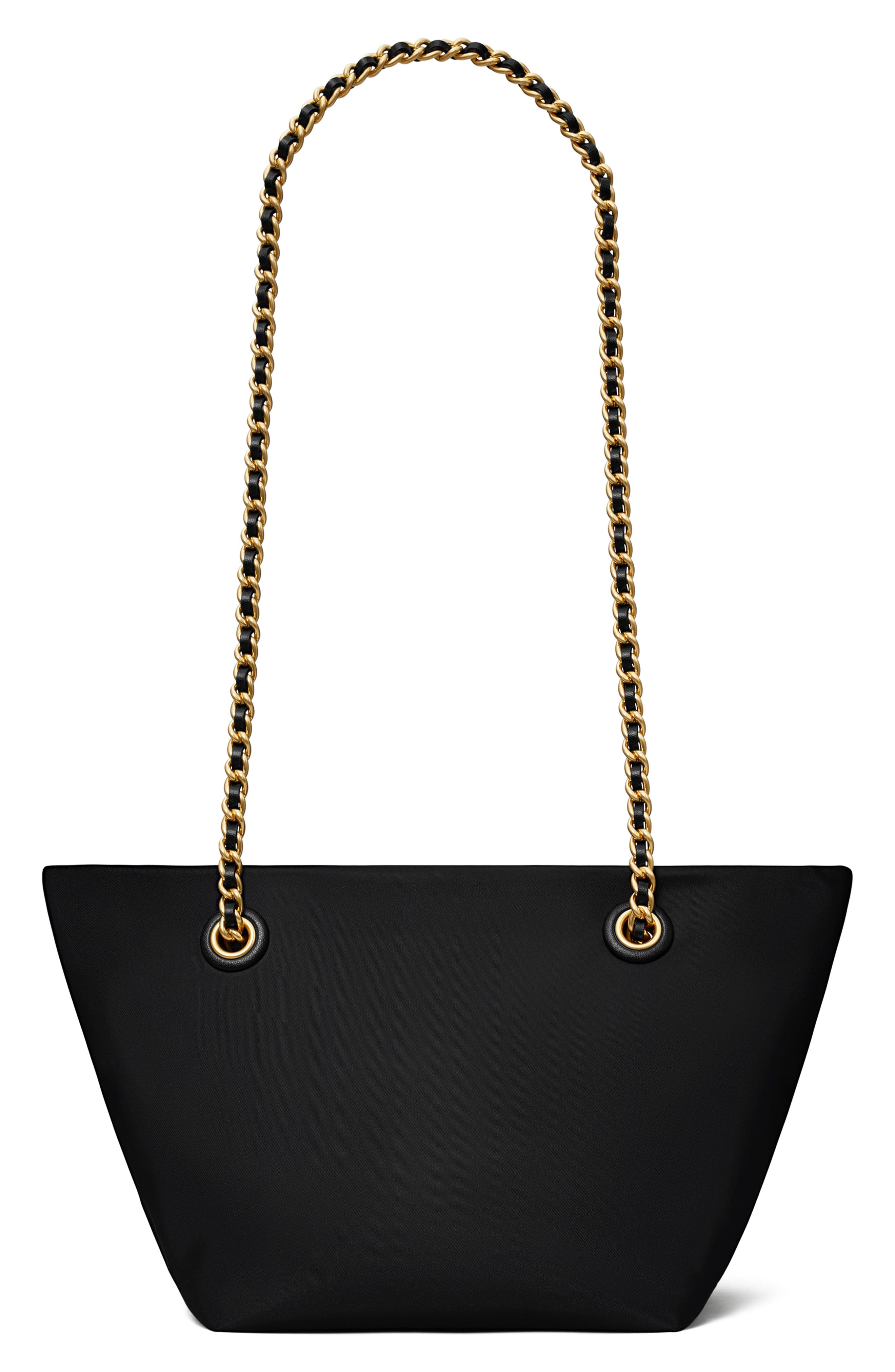 Tory Burch Small Ella Chain Convertible Crossbody Bag, Alternate, color, Black