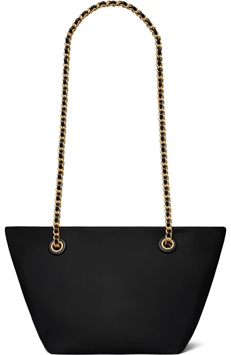 Tory Burch Small Ella Chain Convertible Crossbody Bag, Alternate, color, Black