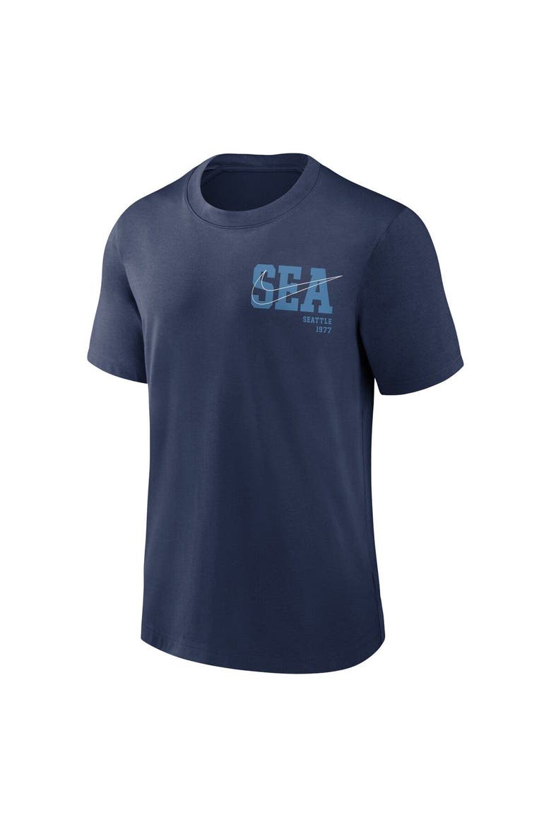 Men's Nike Navy Seattle Mariners Statement Game Over T-Shirt, Alternate, color, Navy