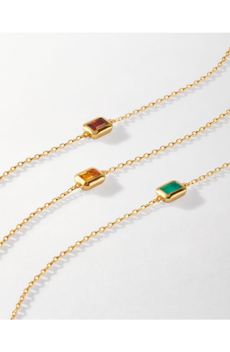 Edge of Ember Deco Birthstone Bracelet, Alternate, color, Opal (October)