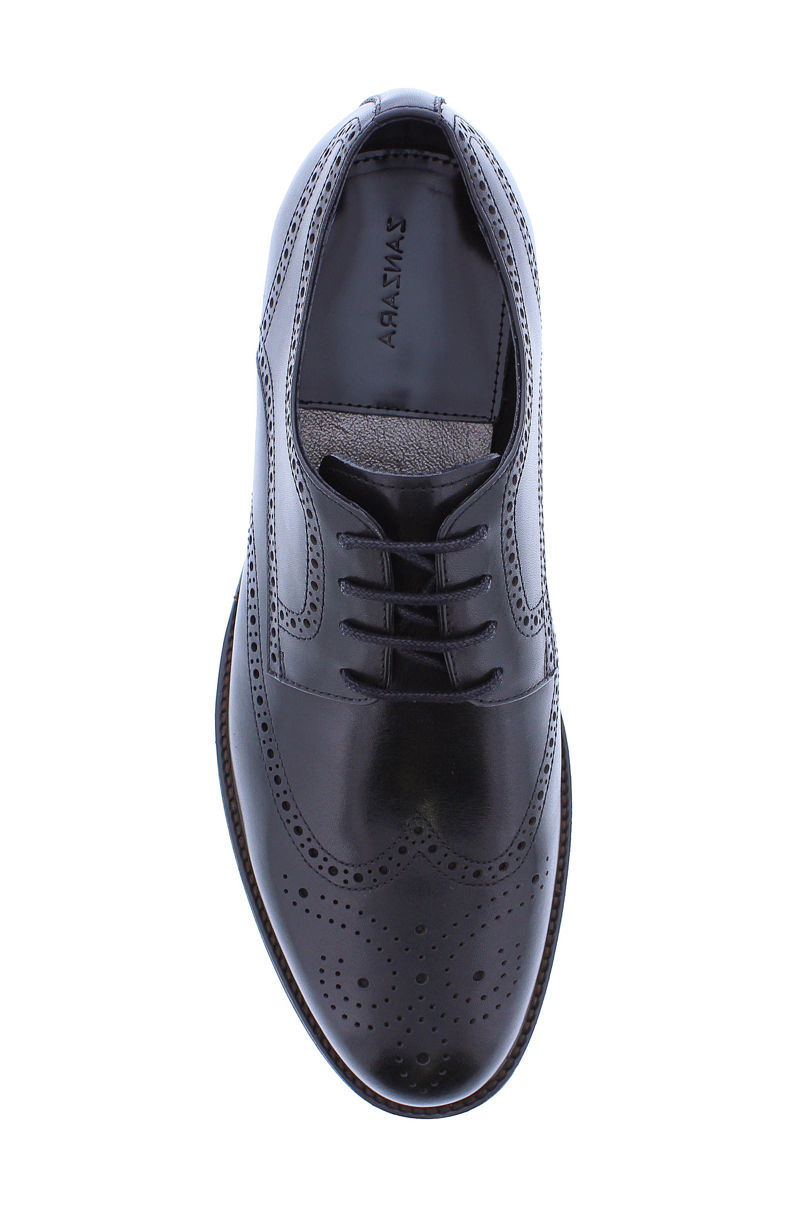 Zanzara Delos Brogued Wingtip Derby, Alternate, color, 