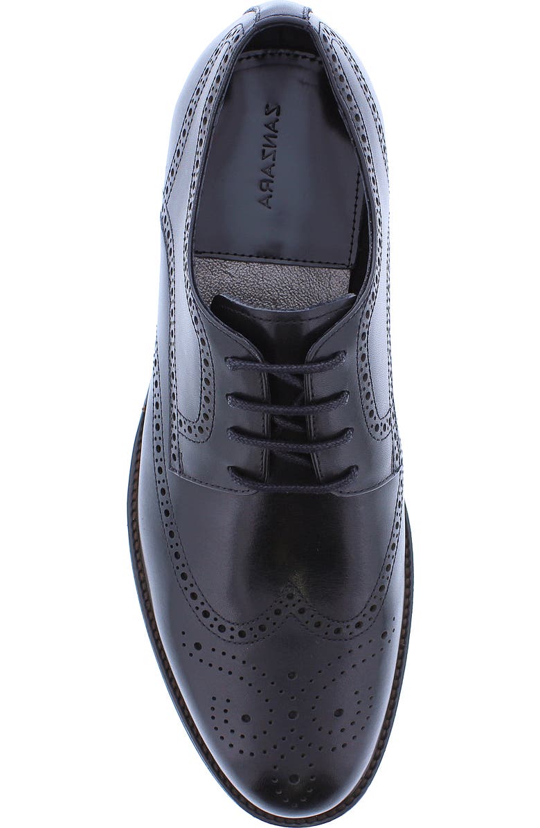 Zanzara Delos Brogued Wingtip Derby, Alternate, color,