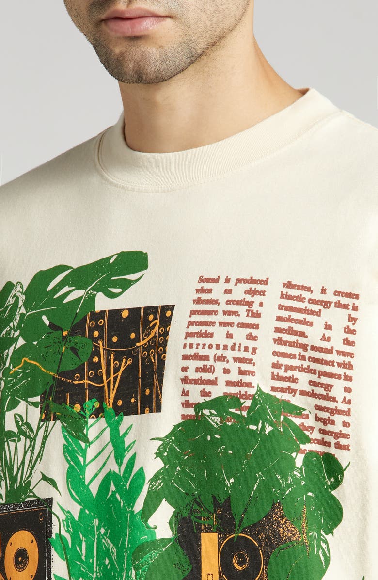 ALPHA COLLECTIVE Sound of Growth Cotton Graphic T-Shirt, Alternate, color,