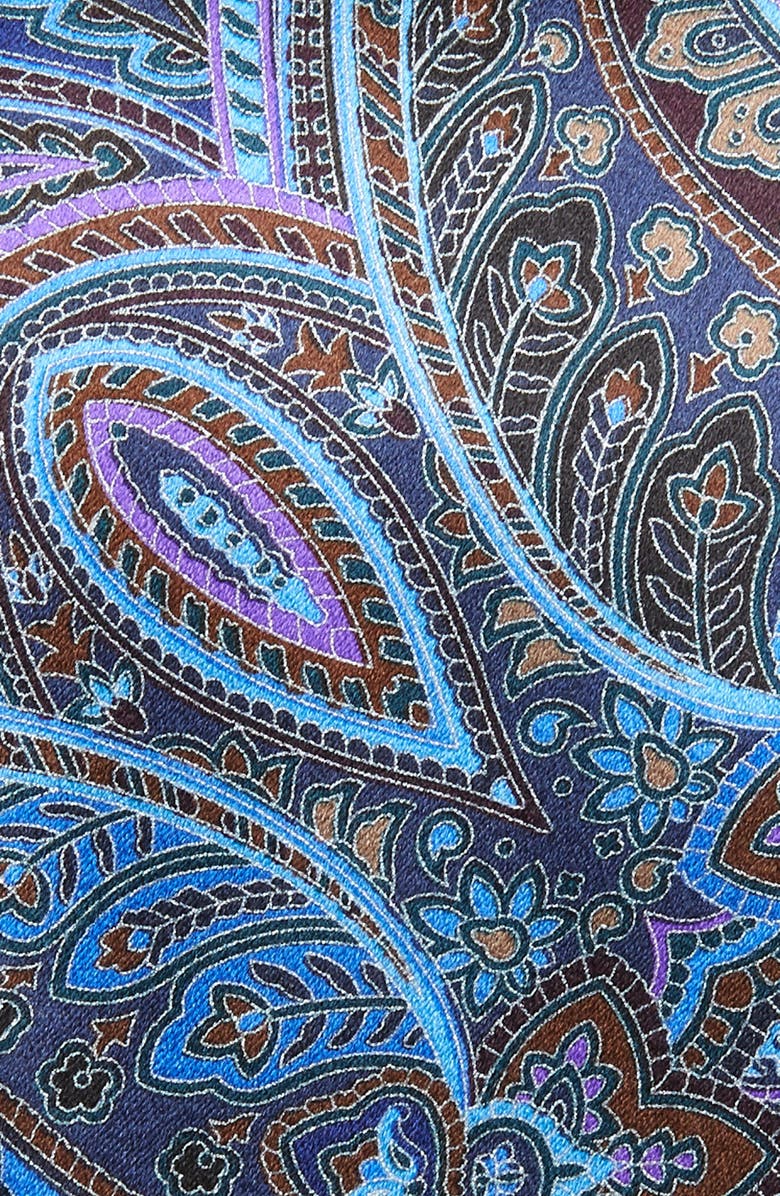 ZEGNA Paisley Silk Tie, Alternate, color,