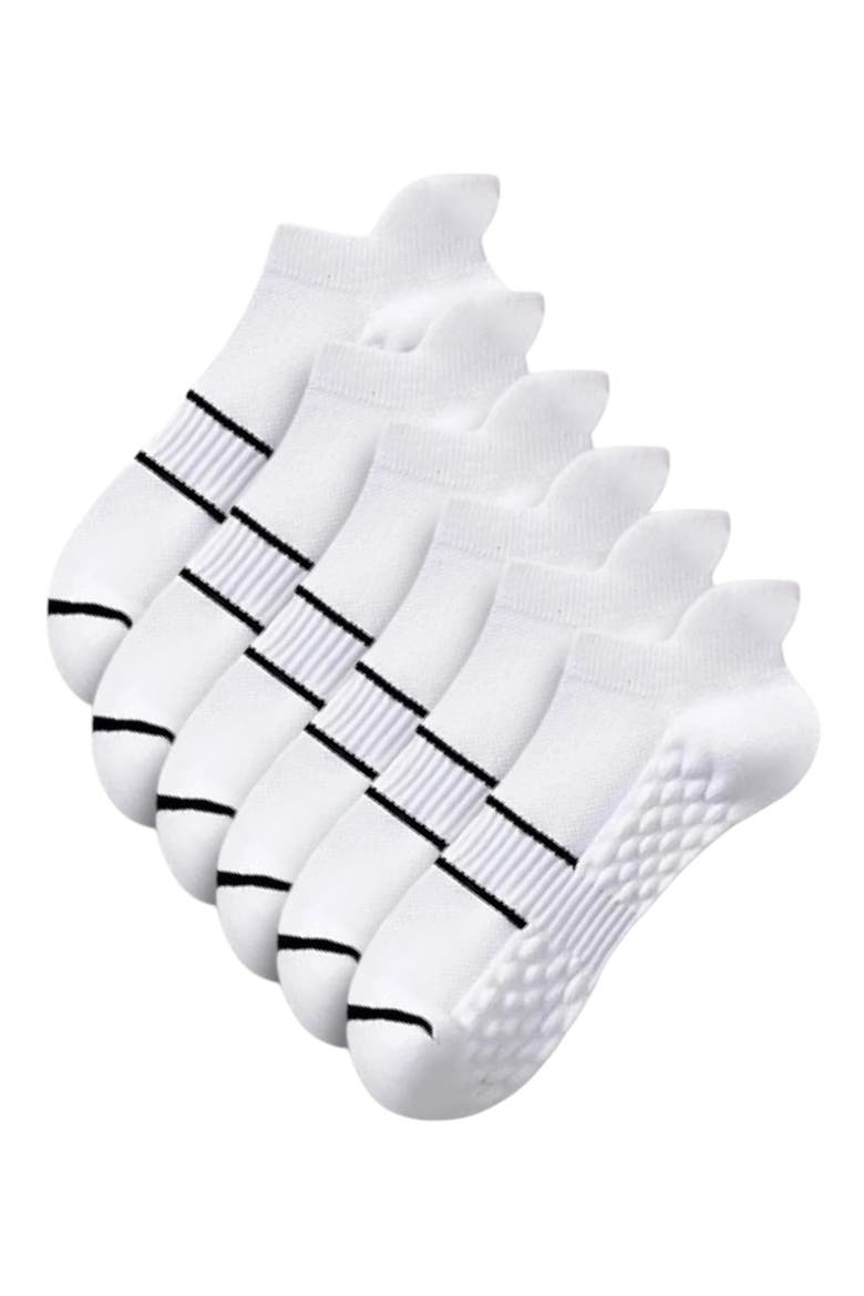 Cushion Support Ankle Socks, Alternate, color, WHITE