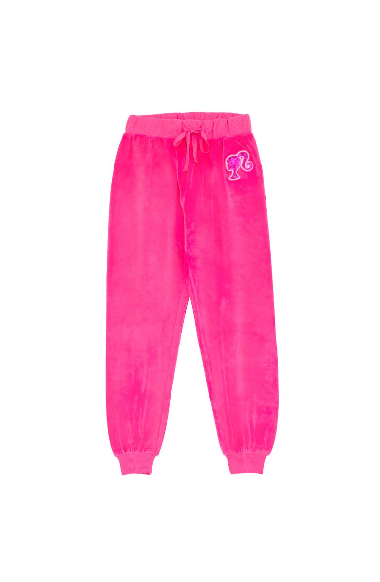 Barbie Velour Hoodie & Pants Set, Alternate, color, Pink