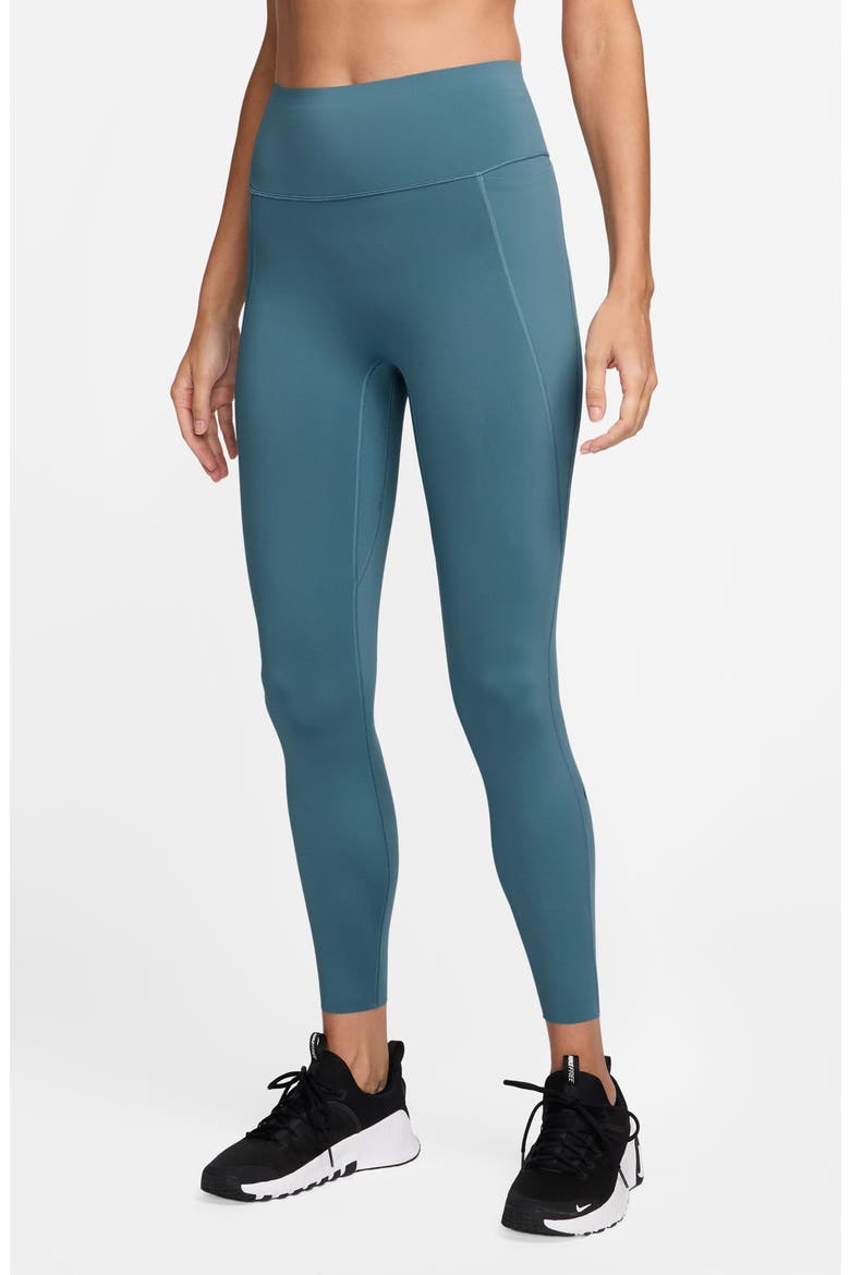 Universa Medium-Support High-Waisted Pocket 7/8 Leggings, Main, color, SMOKEY BLUE/ ASH GREEN/ BLACK