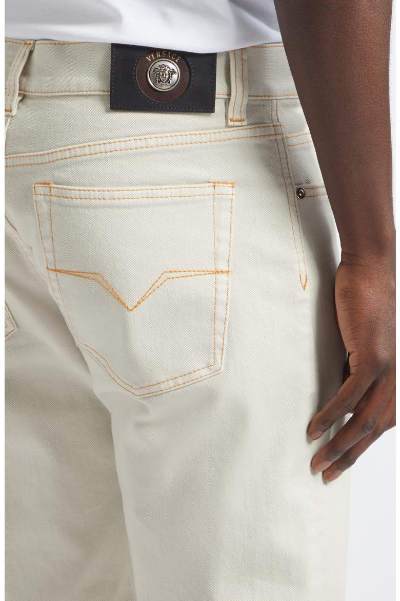 Tapered Leg Jeans, Alternate, color, WHITE
