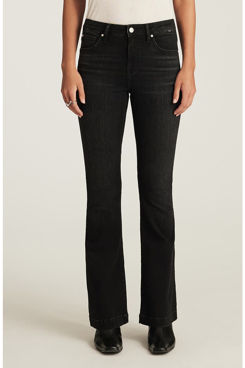 Sydney High Rise Flare Jeans, Main, color, DARK SMOKE FEATHER