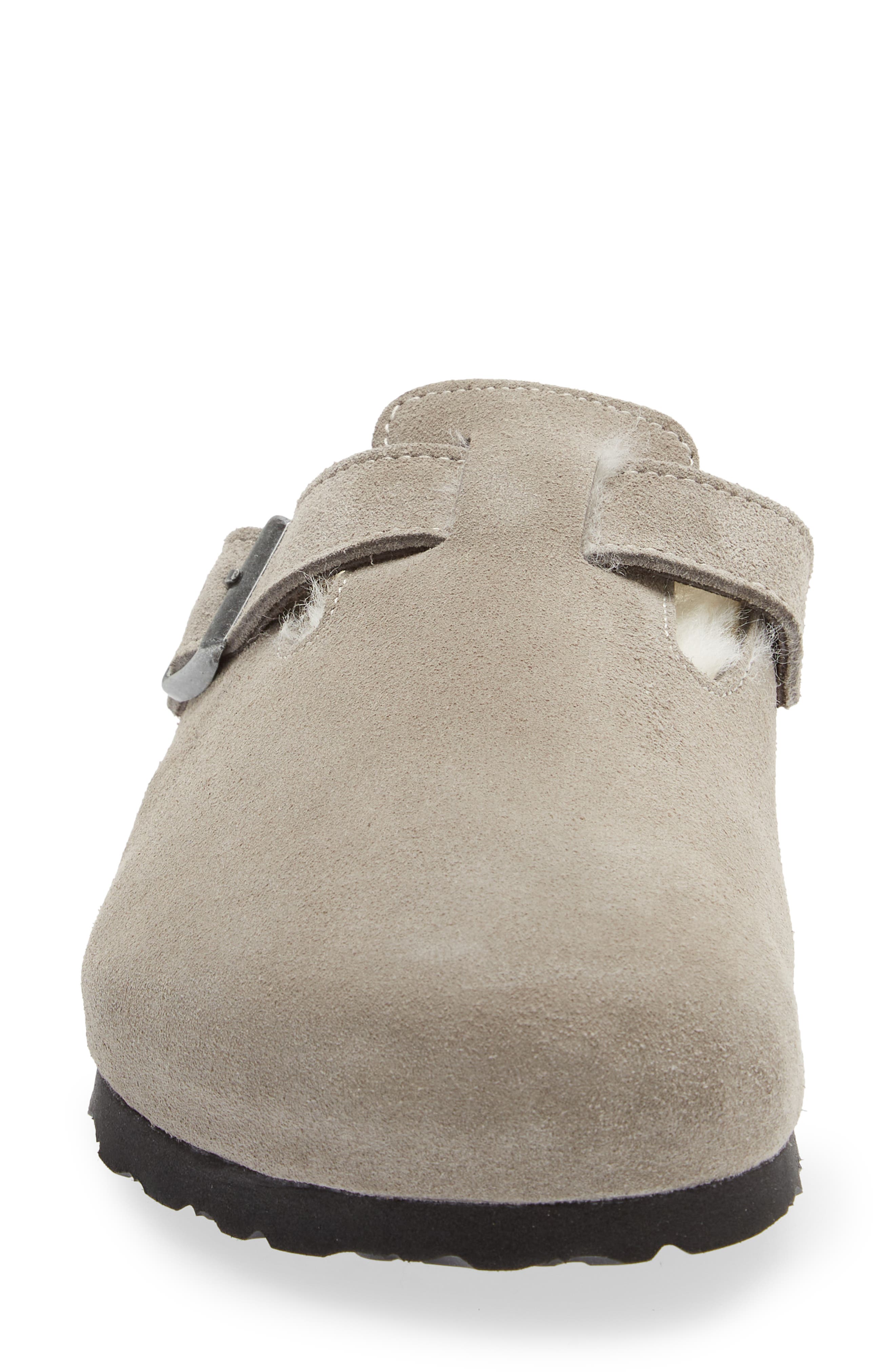 Birkenstock Boston Genuine Shearling Lined Clog, Alternate, color, 