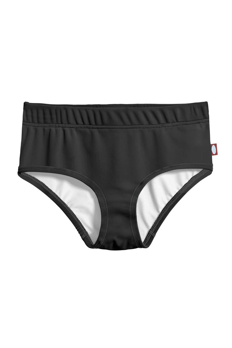 Girls Extra-Coverage UPF 50+ Lined Swim Briefs, Main, color, Black