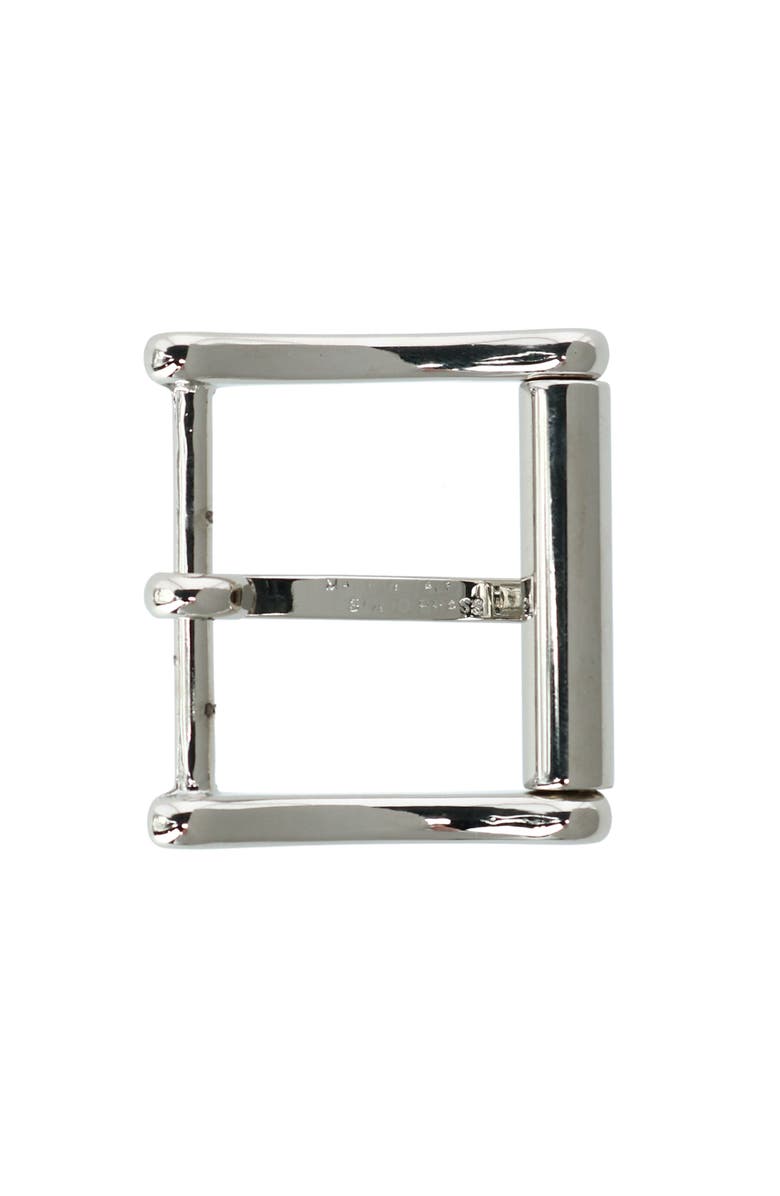 Trafalgar 35mm Solid Brass Roller Harness Belt Buckle, Alternate, color, Silver