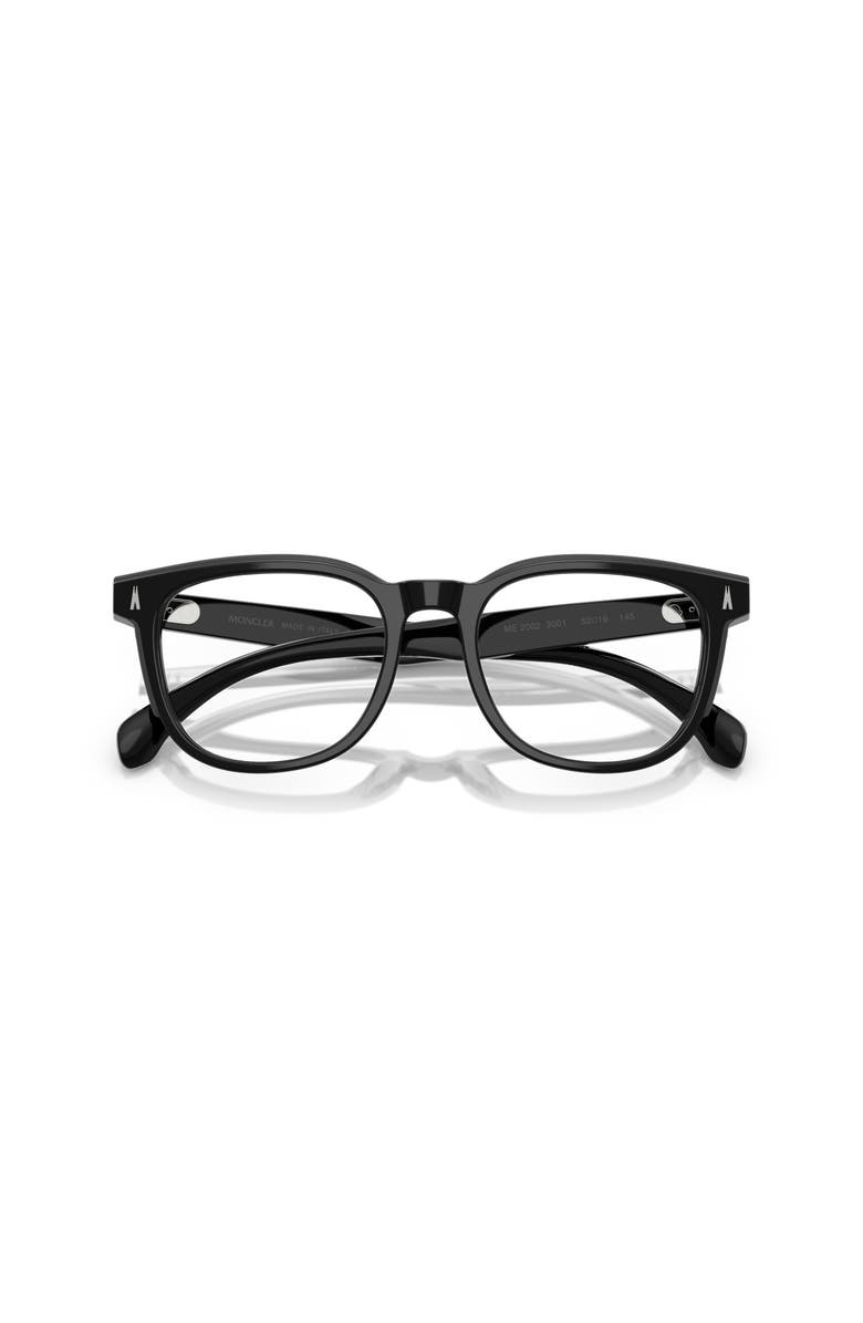 Moncler 52mm Square optical glasses, Alternate, color, Black