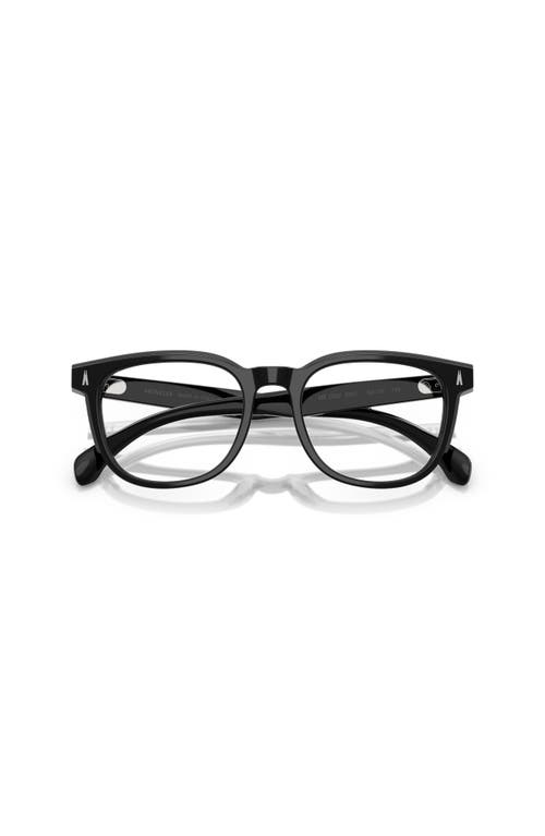 Moncler 50mm Square Optical Glasses In Black