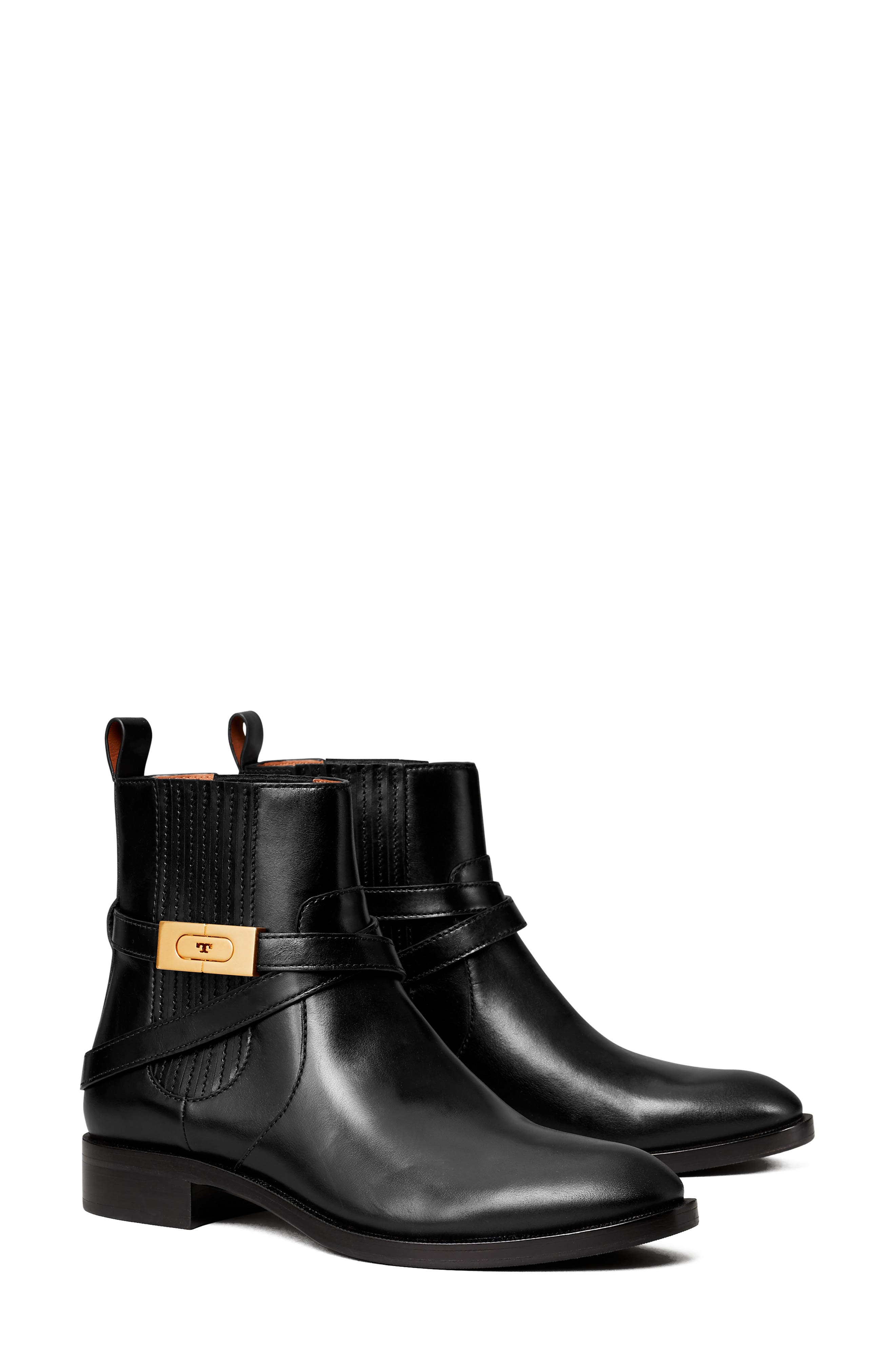 Tory Burch T Hardware Chelsea Boot, Main, color, 
