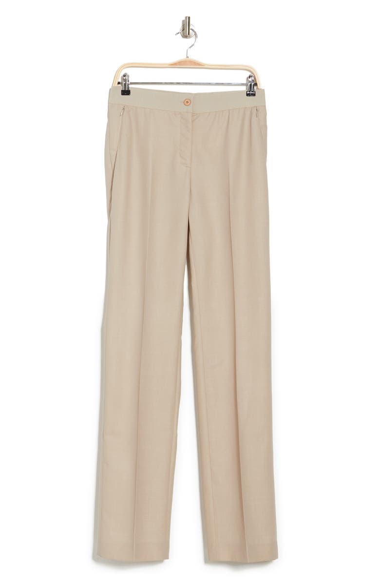 Akris Carl Double Face Stretch Wool & Silk Trousers, Alternate, color, 