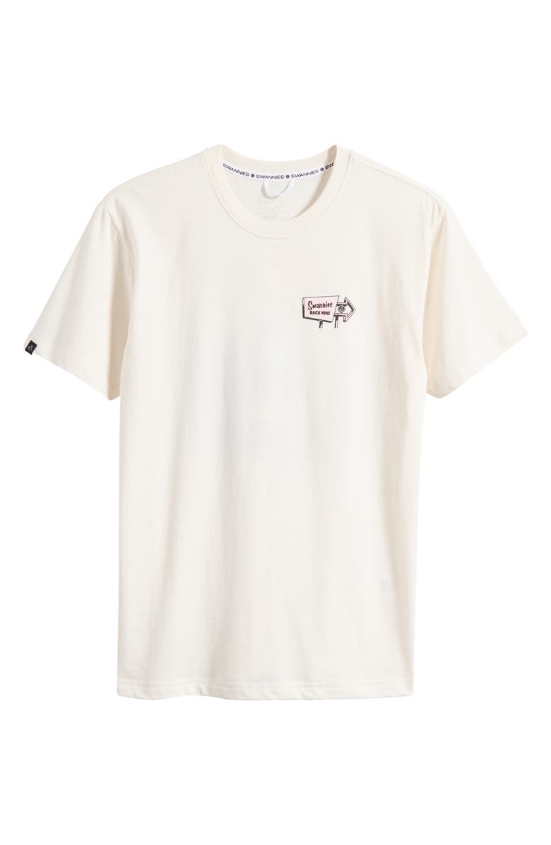 Swannies Turn Shack Graphic T-Shirt, Main, color, Vintage White