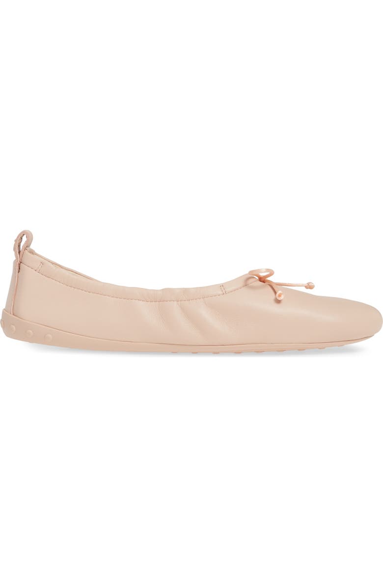 Tod's Scrunch Ballet Flat, Alternate, color,