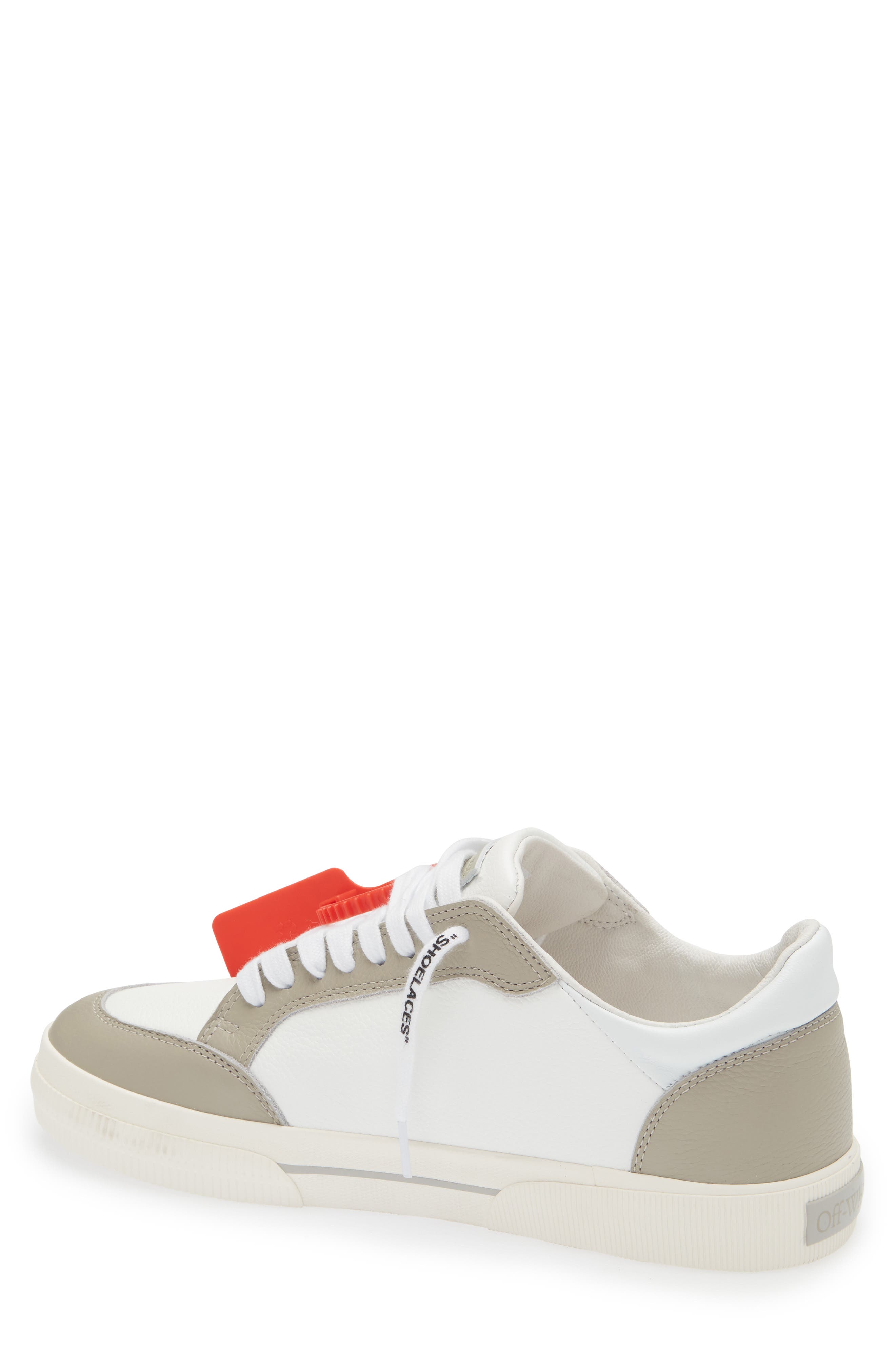 Off-White Low Vulcanized Sneaker, Alternate, color, White - Sage