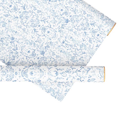 Eight Sheets Two-Sided "Cosette" Heavyweight Gift Wrap