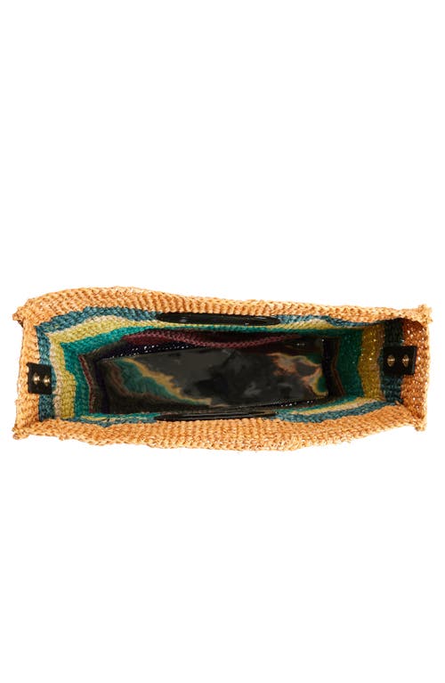 Sacai Multicolor Raffia New Shopper Medium Bag In Multicolored