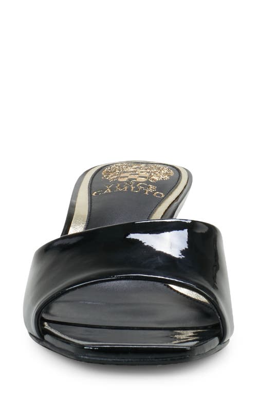 Vince Camuto Faiza Sandal In Black Patent