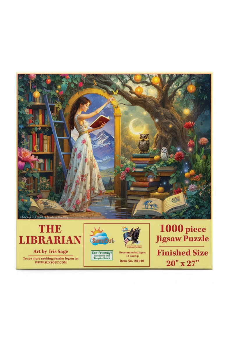 The Librarian 1000 piece Jigsaw Puzzle for Adults, Alternate, color, Multicolor