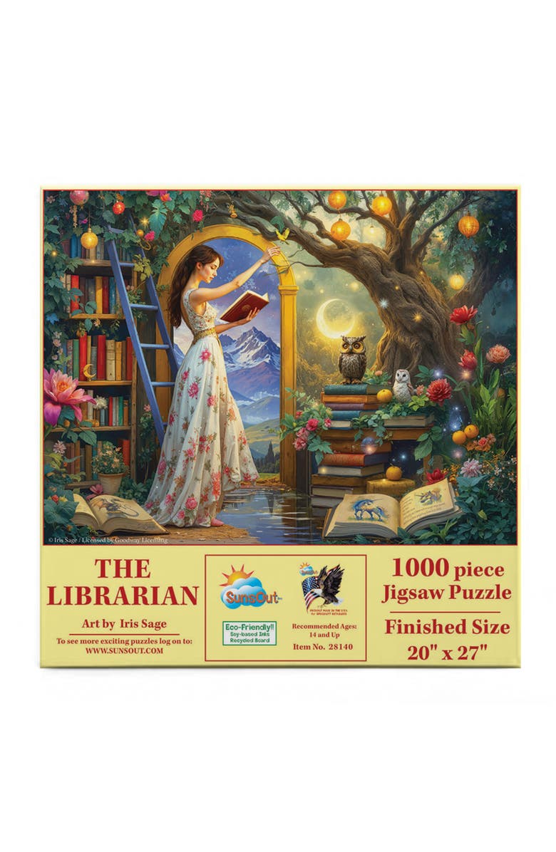 Sunsout The Librarian 1000 piece Jigsaw Puzzle for Adults, Alternate, color, Multicolor