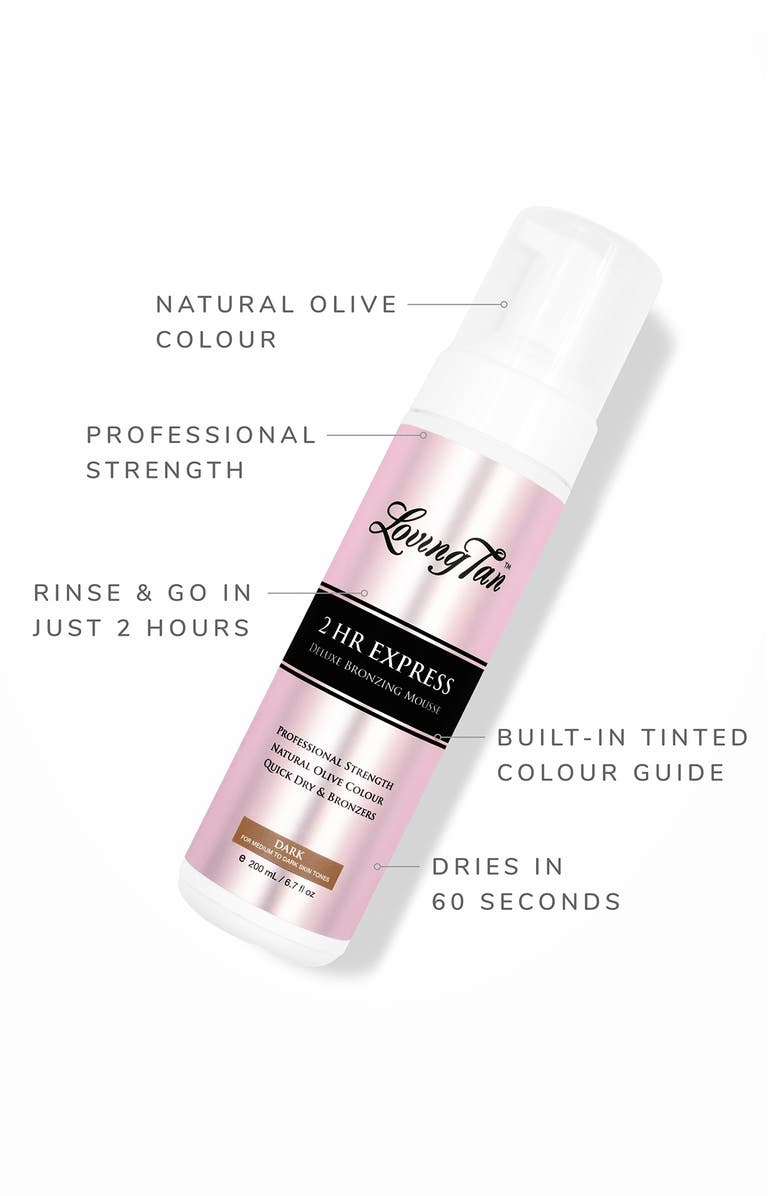 Loving Tan 2 Hour Express Deluxe Bronzing Mousse, Alternate, color, Dark