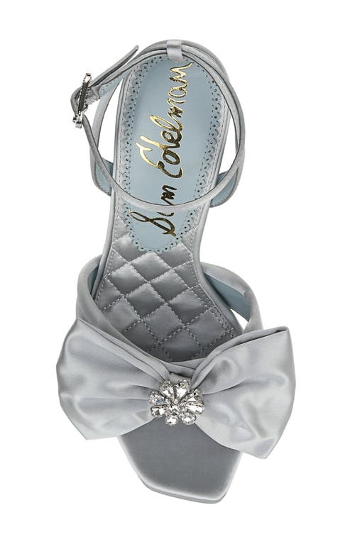 Sam Edelman Lexi Bow Ankle Strap Sandal In Cape Blue