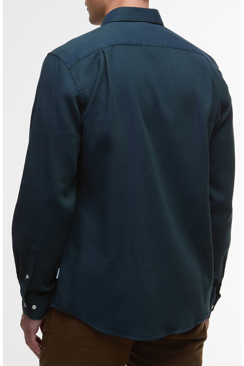 Tamish Regular Fit Herringbone Button-Down Shirt, Alternate, color, NAVY