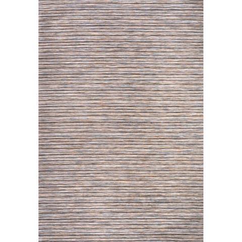 Finn Modern Farmhouse Pinstripe Indoor/Outdoor Area Rug