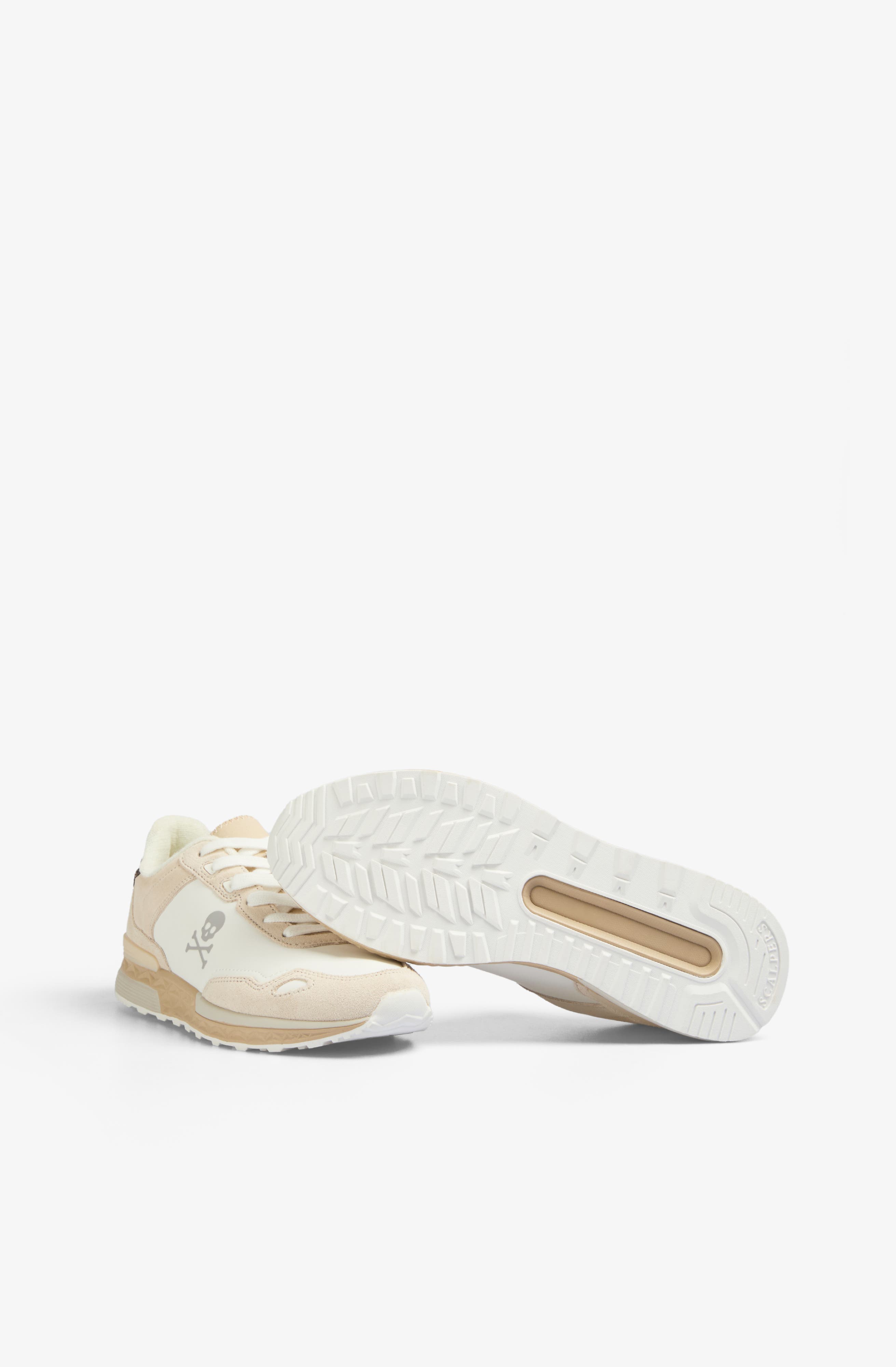 Scalpers Harry Sneakers Woman, Alternate, color, Offwhite-Bronze