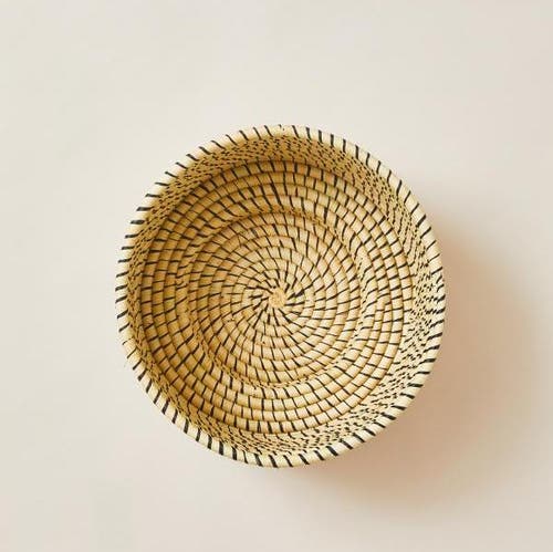Indego Africa Coiled Raffia Centerpiece Bowl