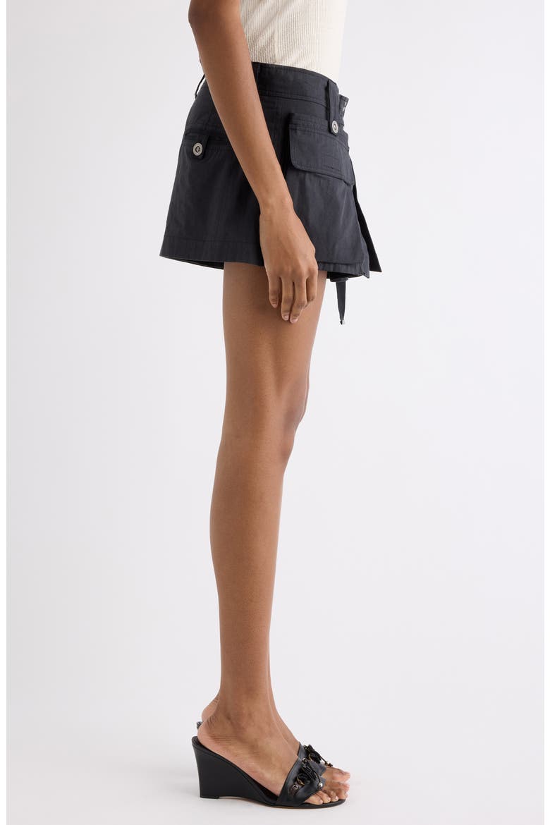 Barta Cotton Utility Shorts, Alternate, color, BLACK