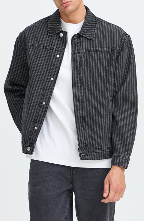 Striped Utility Jacket