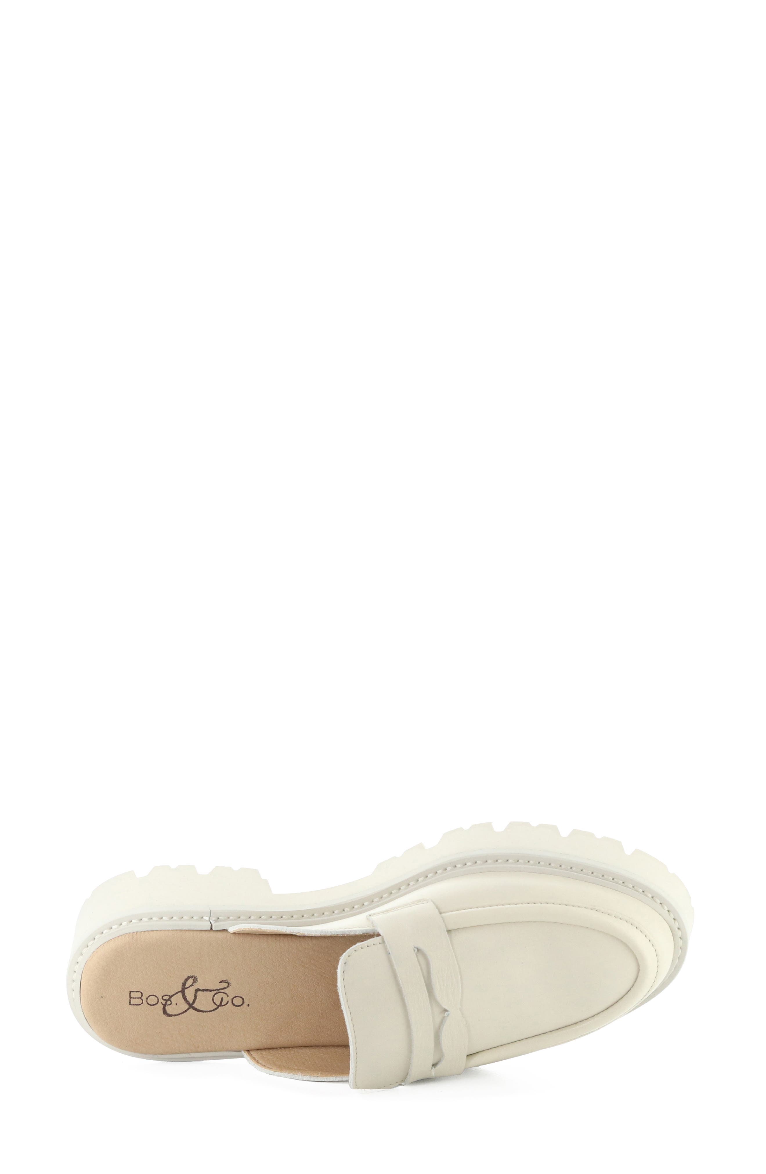 Brill Leather Loafer Mule, Alternate, color, CREAM