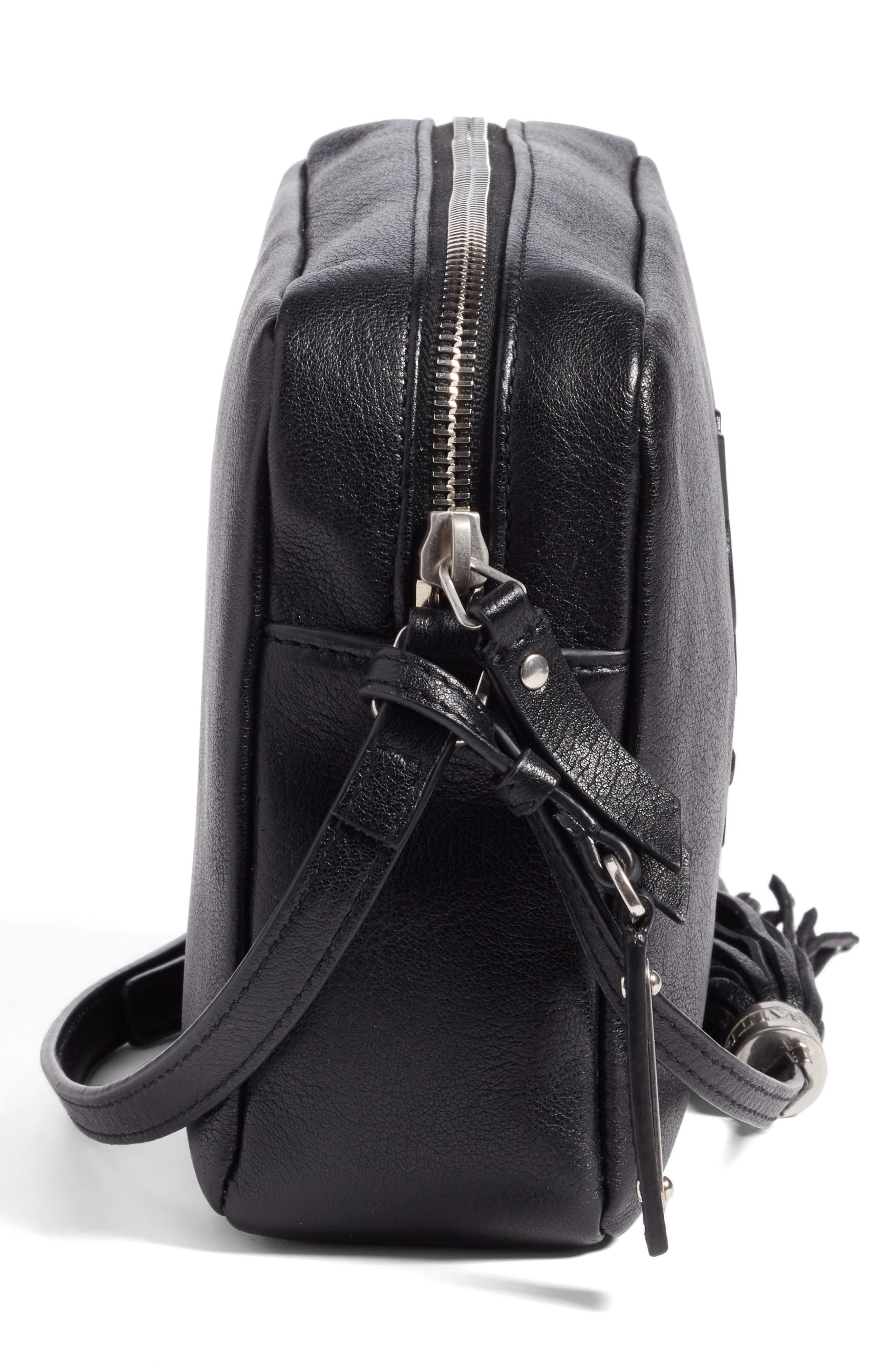 Saint Laurent Small Mono Leather Camera Bag, Alternate, color, 