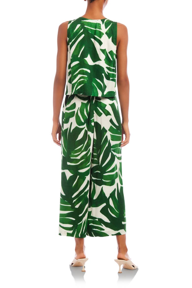 Emery Tie Front Sleeveless Top, Alternate, color, PRINT