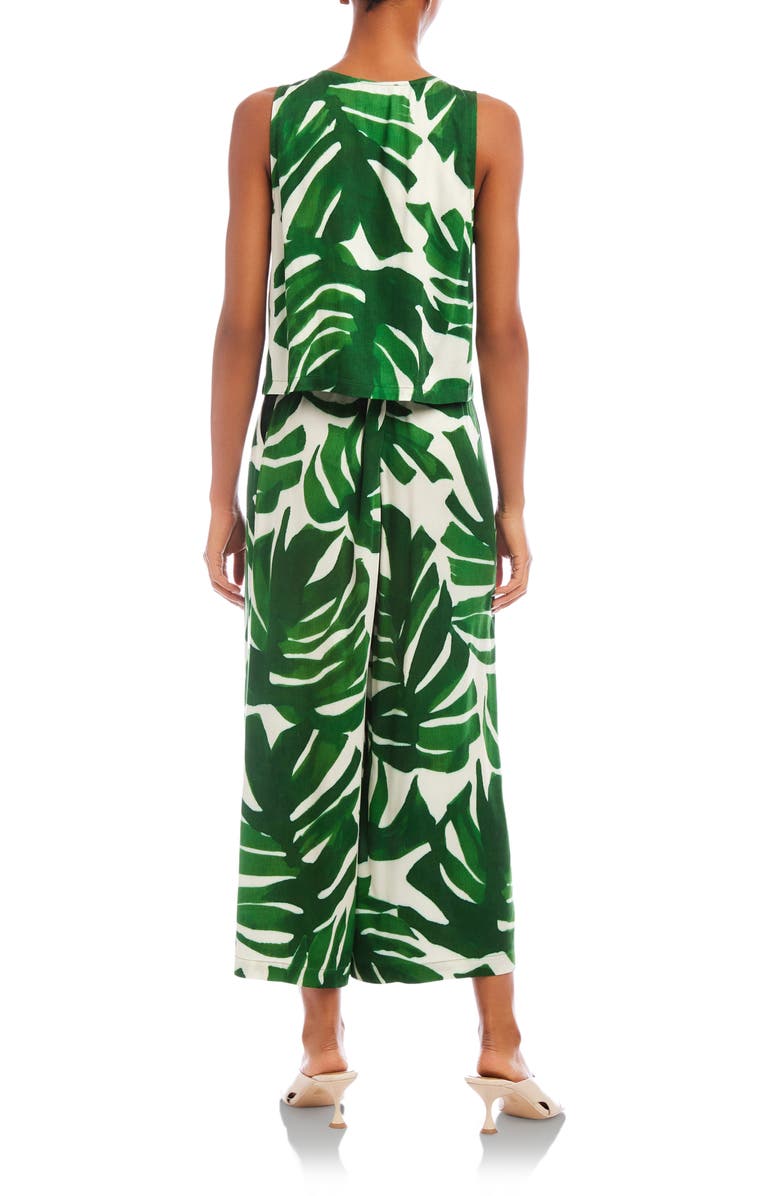 FIFTEEN TWENTY Emery Tie Front Sleeveless Top, Alternate, color, Print