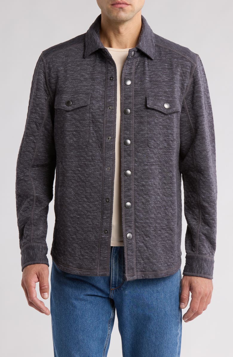Tommy Bahama Queensland Quilt Jacquard Overshirt, Main, color, 