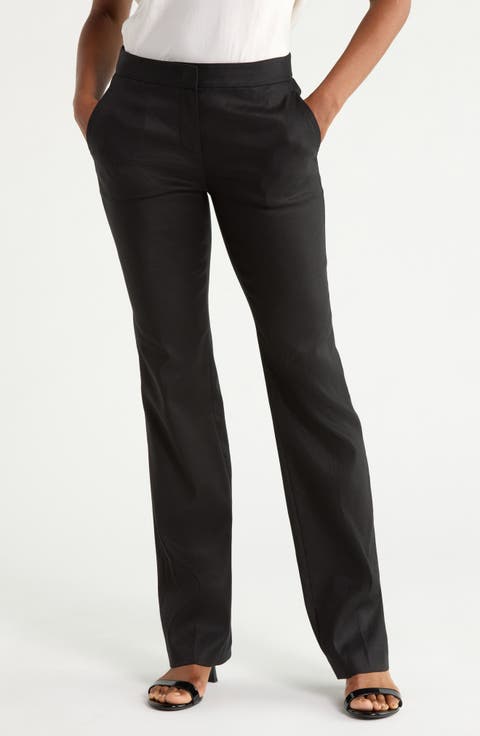 Calliope Stretch Cotton Straight Leg Pants