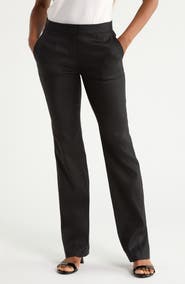 Diane von Furstenberg Calliope Stretch Cotton Straight Leg Pants