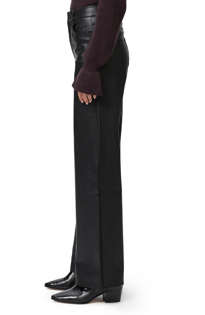 PAIGE Sasha Wide Leg Faux Leather Pants, Alternate, color, 