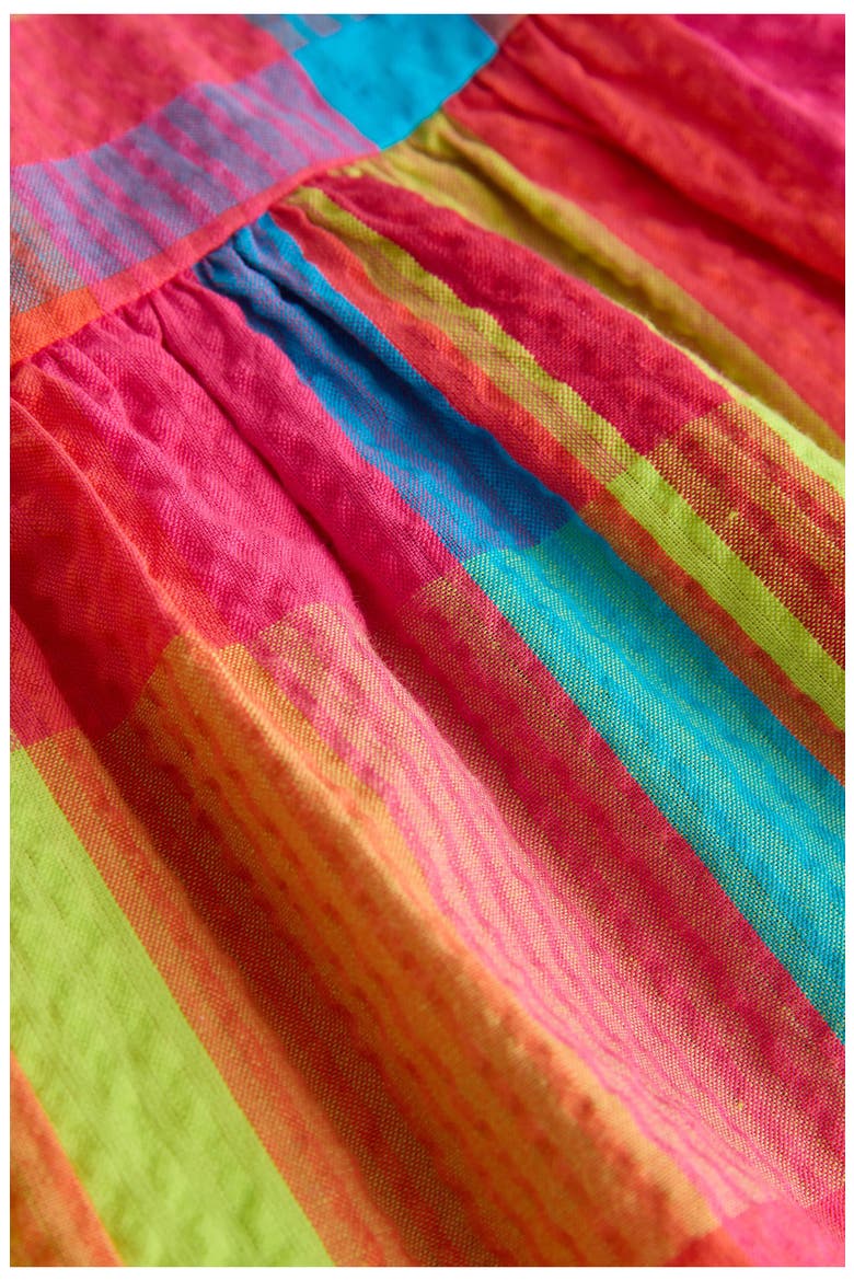 Kids' Rainbow Check Romper, Alternate, color, MULTI