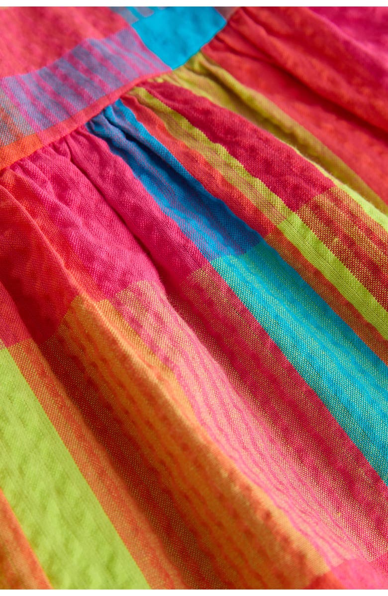 NEXT Kids' Rainbow Check Romper, Alternate, color, Multi