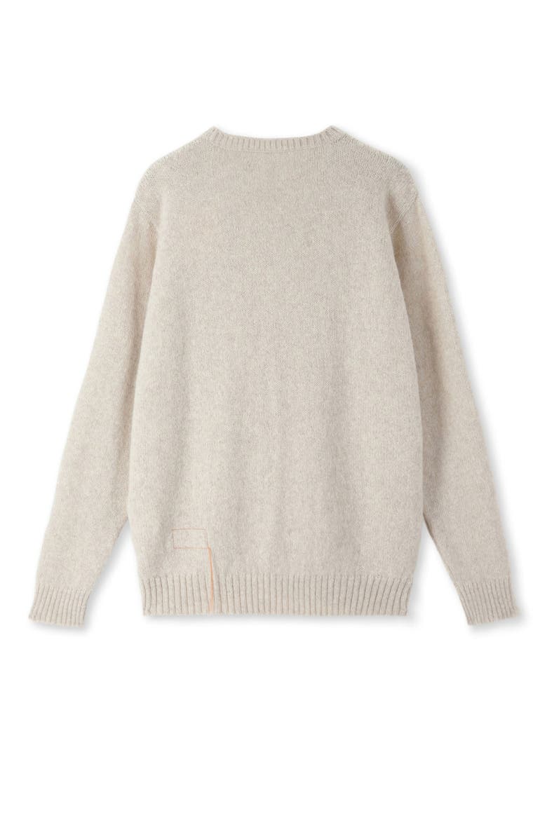 Alpaca Crew Neck Sweater, Alternate, color, CAMEL