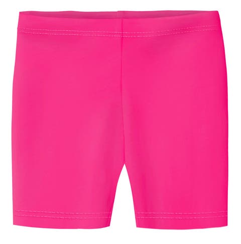 Girls 100% Soft Cotton Bike Shorts (Toddler, Little Kid, Big Kid)