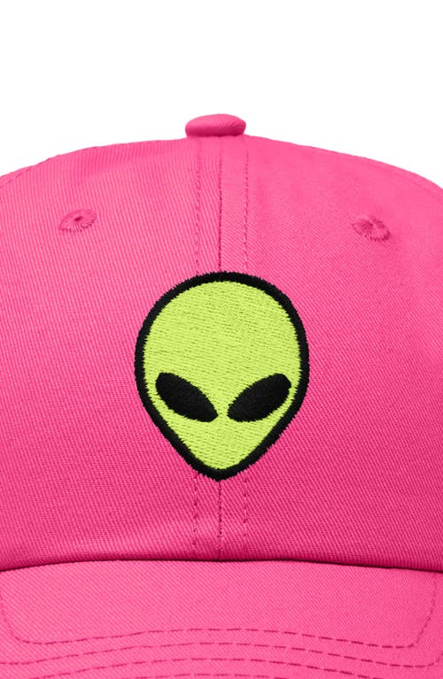Shop Dalix Alien Dad Cap In Hot Pink